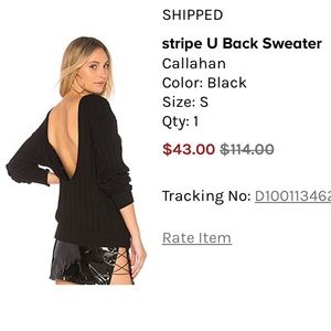 Revolve black Sweater